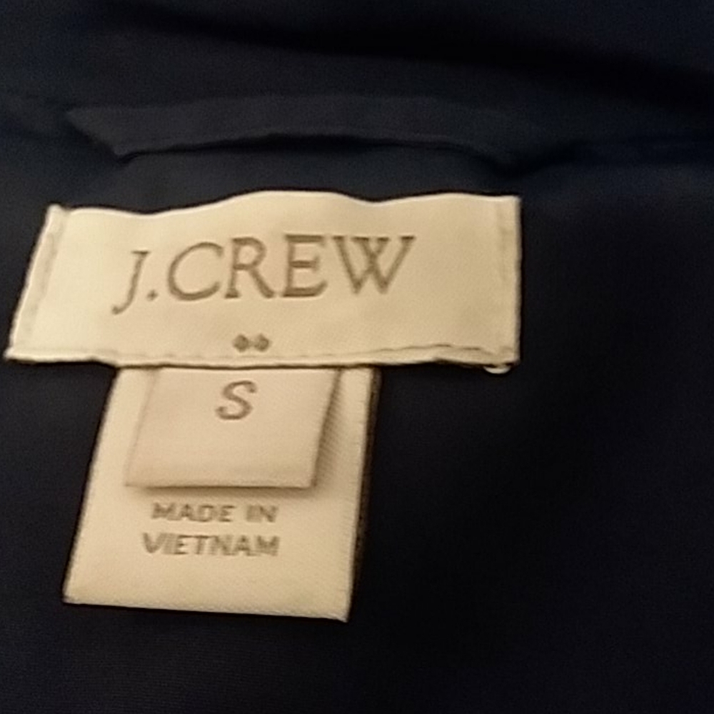 Shirt & Vest: J.CREW: Navy Quilted Vest Size S and Anchor T-shirt. - Picture 6 of 7